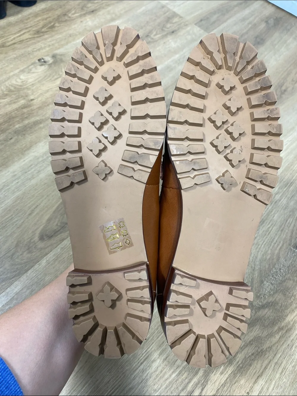 Madewell Corinne Lugsole Loafer in Cognac Brown size 11